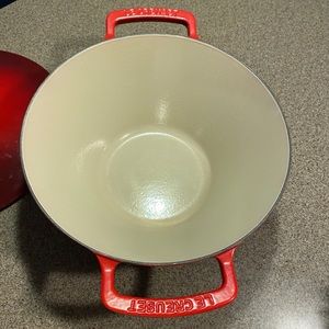 Le Creuset wok style cast iron
